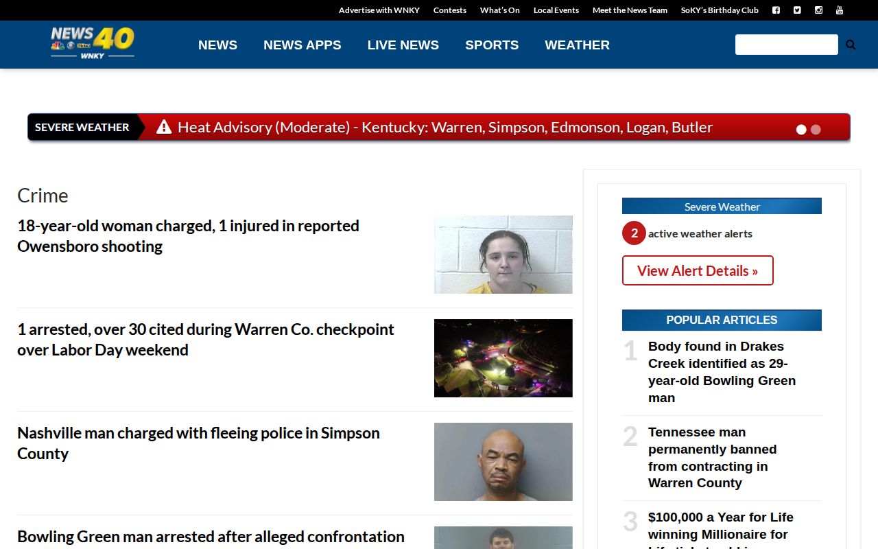 WNKY crime category archive for South Central Kentucky reports
